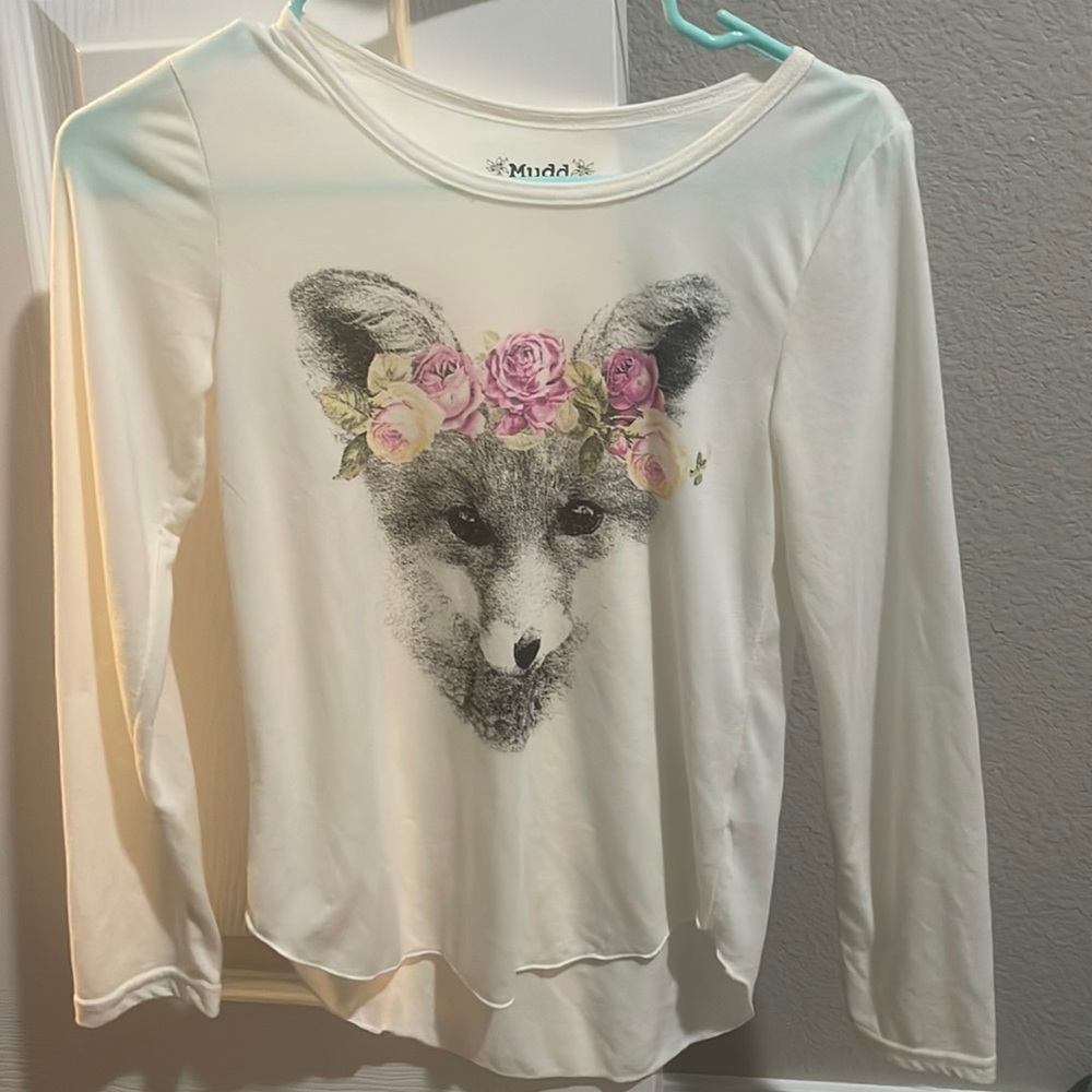 Girls mudd fox shirt